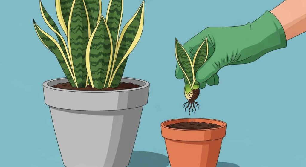 How to Separate Snake Plant Pups
