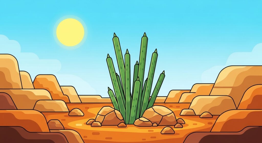 4. Natural Habitat and Growing Conditions of cylindrical snake plant