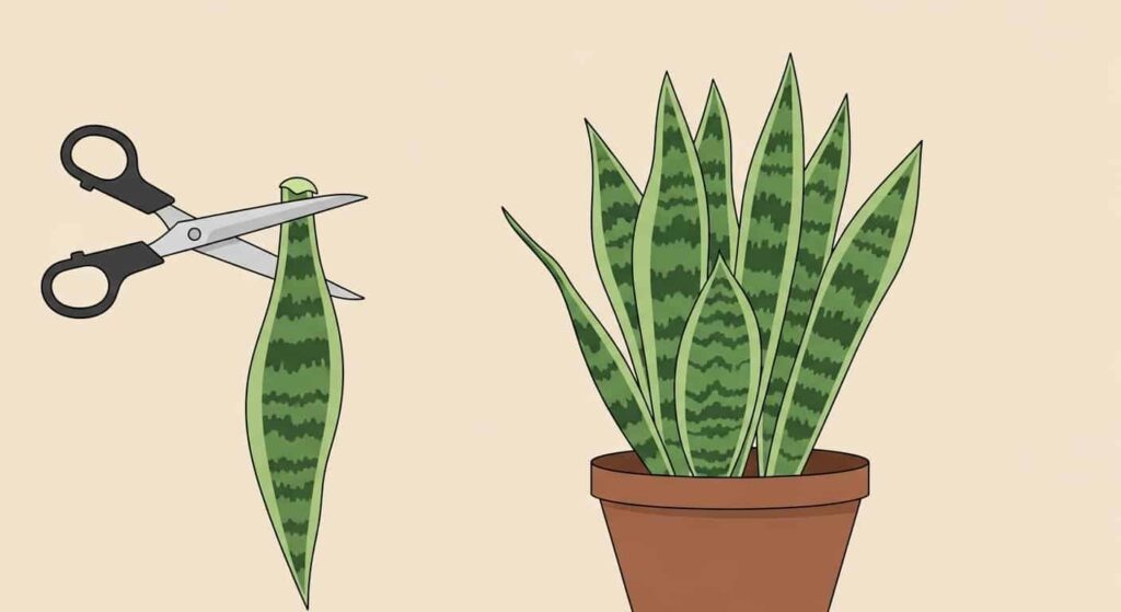 Should You Cut Drooping Snake Plant Leaves