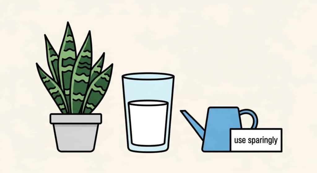 Using Milk as Fertilizer for Snake Plants