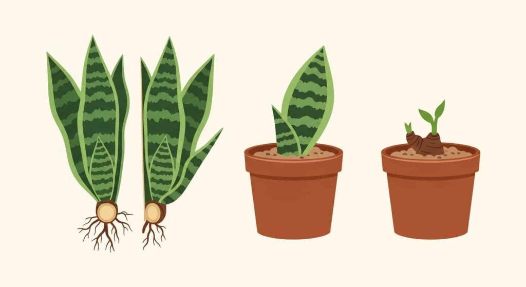 8. Propagation of Fernwood Snake Plant