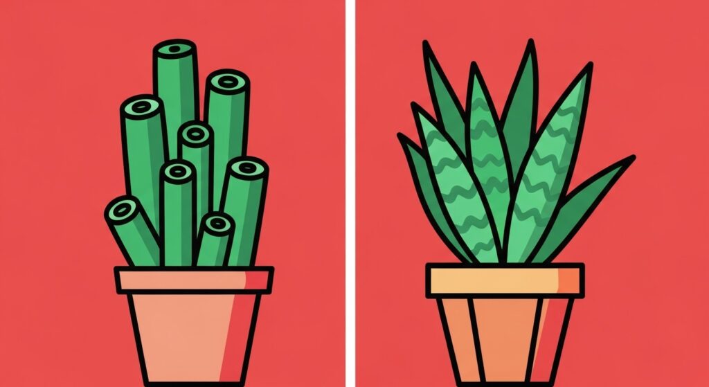 9. Comparison of cylindrical snake plant with Other Snake Plants 