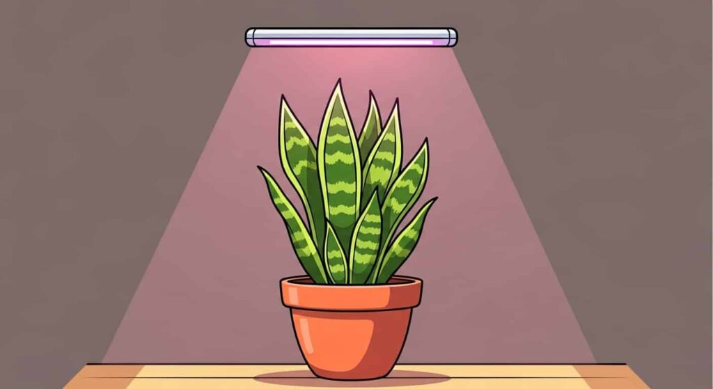 Snake Plants in Low Light & Artificial Light