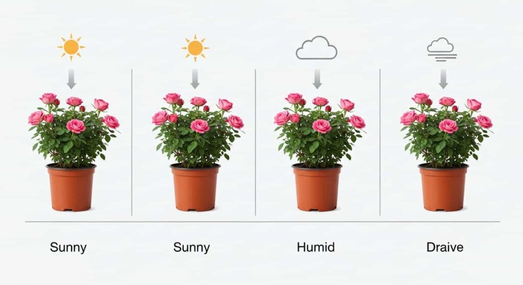 Factors That Influence Your Rose's Water Needs