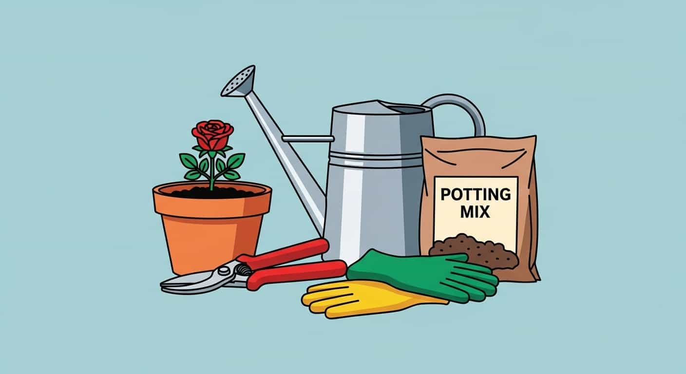 Essential Tools and Materials Needed for Your Indoor Rose Garden